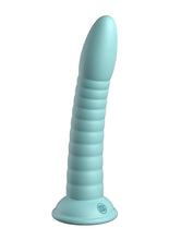 Load image into Gallery viewer, Dillio Platinum Wild Thing Silicone Dildo - Teal - 7in
