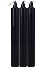 Load image into Gallery viewer, Doc Johnson Japanese Drip Candles - Black - 3 Pack
