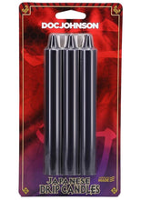Load image into Gallery viewer, Doc Johnson Japanese Drip Candles - Black - 3 Pack
