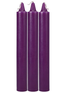 Doc Johnson Japanese Drip Candles - Purple - 3 Pack