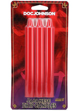 Load image into Gallery viewer, Doc Johnson Japanese Drip Candles - Red - 3 Pack
