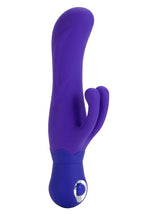 Load image into Gallery viewer, Double Dancer Silicone Rabbit Vibrator - Purple
