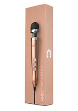 Load image into Gallery viewer, Doxy Die Cast 3 Wand Plug-In Body Massager - Black/Rose Gold - Small
