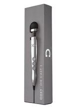 Load image into Gallery viewer, Doxy Die Cast 3 Wand Plug-In Vibrating Body Massager - Brushed Metal/Metal - Small
