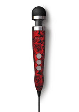 Load image into Gallery viewer, Doxy Die Cast 3 Wand Plug-In Wand Massager - Black/Red/Rose Pattern

