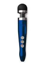 Load image into Gallery viewer, Doxy Die Cast 3RWand Rechargeable Vibrating Body Massager - Blue/Metal
