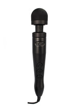 Load image into Gallery viewer, Doxy Number 3 Wand Plug-In Vibrating Body Massager - Black/Matte Black/Metal - Small
