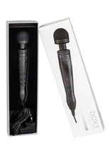 Load image into Gallery viewer, Doxy Number 3 Wand Plug-In Vibrating Body Massager - Black/Matte Black/Metal - Small
