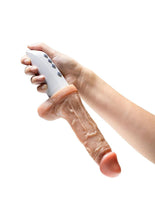 Load image into Gallery viewer, Dr. Skin Platinum Collection Silicone Dr. Hammer Rechargeable Thrusting Dildo with Handle and Remote Control
