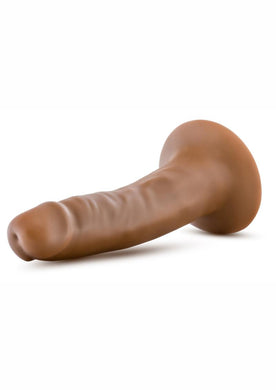 Dr. Skin Cock Dildo with Suction Cup - Caramel - 5.5in
