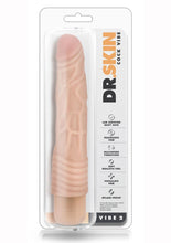 Load image into Gallery viewer, Dr. Skin Cock Vibe 2 Vibrating Dildo - Vanilla - 9in
