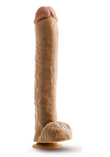 Load image into Gallery viewer, Dr. Skin Dr. Michael Dildo with Balls and Suction Cup - Caramel - 14in
