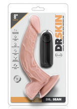 Load image into Gallery viewer, Dr. Skin Dr. Sean Vibrating Dildo with Remote Control - Flesh/Vanilla - 8in

