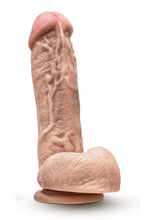 Load image into Gallery viewer, Dr. Skin Mr. D Dildo with Balls and Suction Cup - Vanilla - 8.5in
