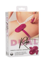 Load image into Gallery viewer, Dual Rider Remote Control Grinder Rechargeable Silicone Vibrator - Red
