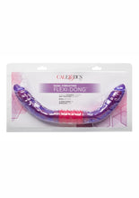 Load image into Gallery viewer, Dual Vibrating Flexi Dildo - Purple
