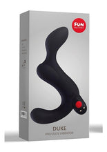 Load image into Gallery viewer, Duke Silicone Vibrating Prostate Anal Plug - Black
