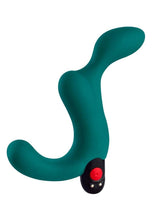 Load image into Gallery viewer, Duke Silicone Vibrating Prostate Anal Plug - Deep Sea - Blue
