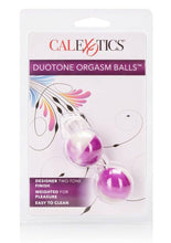 Load image into Gallery viewer, Duotone Orgasm Kegel Balls - Multicolor/Purple/White
