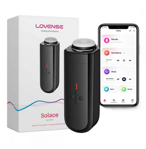 Lovense Solace Rechargeable Thrusting Pussy Masturbator