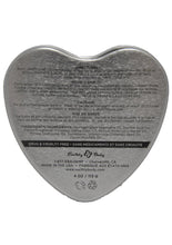 Load image into Gallery viewer, Earthly Body Heart-Shaped Hemp Seed Edible Massage Candle Mango - 4oz
