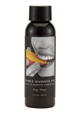 Earthly Body Hemp Seed Edible Massage Oil Mango - 2oz