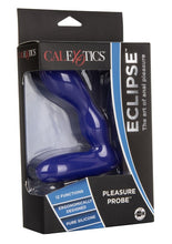 Load image into Gallery viewer, Eclipse Rechargeable Silicone Pleasure Probe Butt Plug - Blue
