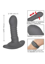 Load image into Gallery viewer, Eclipse Silicone Rechargeable Thrusting Rotator Anal Probe with Remote Control
