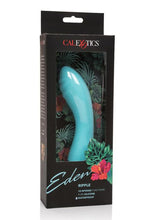 Load image into Gallery viewer, Eden Ripple Silicone Textured G-Spot Vibrator Waterproof - Blue - 6in
