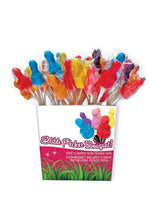 Load image into Gallery viewer, Edible Pecker Bouquet 6 Rose Pecker Pops - Assorted Flavors - Assorted Colors - 12 Per Display
