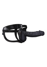 Load image into Gallery viewer, Erection Assistant Hollow Strap-On - Black - 8.5in
