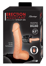 Load image into Gallery viewer, Erection Assistant Hollow Strap-On - Vanilla - 8.5in
