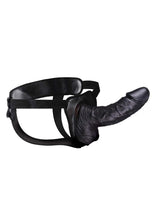 Load image into Gallery viewer, Erection Assistant Hollow Strap-On - Black - 8in
