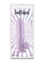Load image into Gallery viewer, Fantasia Ballsy Dildo - Purple - 6.5in
