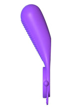 Load image into Gallery viewer, Fantasy C-Ringz Silicone Ride N' Glide Couples Cock Ring - Purple
