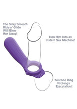 Load image into Gallery viewer, Fantasy C-Ringz Silicone Ride N' Glide Couples Cock Ring

