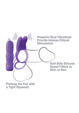 Load image into Gallery viewer, Fantasy C-Ringz Twin Teazer Rabbit Silicone Cock Ring
