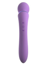 Load image into Gallery viewer, Fantasy For Her Duo Wand Massage Her Silicone Rechargeable Waterproof - Purple
