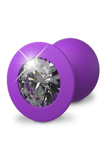 Load image into Gallery viewer, Fantasy For Her Her Little Gem Medium Plug Anal Play Silicone Waterproof - Purple - Medium
