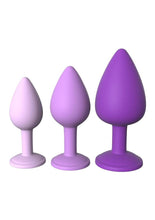 Load image into Gallery viewer, Fantasy For Her Her Little Gems Trainer Set Anal Kit 3 Training Size Plugs Waterproof Silicone
