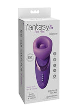 Load image into Gallery viewer, Fantasy For Her Pleasure Sucker Rechargeable Silicone Clitoral Stimulator - Purple
