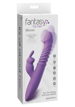 Load image into Gallery viewer, Fantasy For Her Thrusting Silicone Rabbit Multi Function Rechargeable Waterproof - Purple
