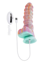 Load image into Gallery viewer, Fantasy Rechargeable Silicone Vibrating Dildo with Remote

