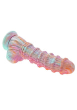 Load image into Gallery viewer, Fantasy Rechargeable Silicone Vibrating Dildo with Remote - Multicolor
