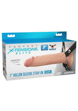 Load image into Gallery viewer, Fantasy X-Tensions Elite Silicone Dual Density Hollow Strap-On - Vanilla - 7in
