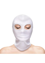 Load image into Gallery viewer, Fetish and Fashion Eyes Hood - White - One Size
