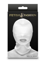 Load image into Gallery viewer, Fetish and Fashion Mouth Hood - White - One Size
