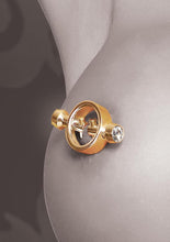Load image into Gallery viewer, Fetish Fantasy Gold Magnetic Nipple Clamps
