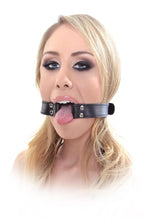 Load image into Gallery viewer, Fetish Fantasy Series Beginner's Open Mouth Gag - Black
