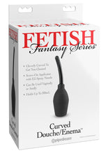 Load image into Gallery viewer, Fetish Fantasy Series Curved Douche Enema - Black
